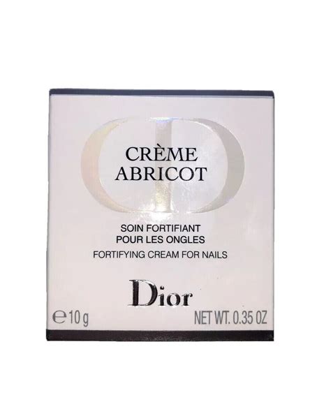 dior creme apricot nail crème|christian Dior nail cream.